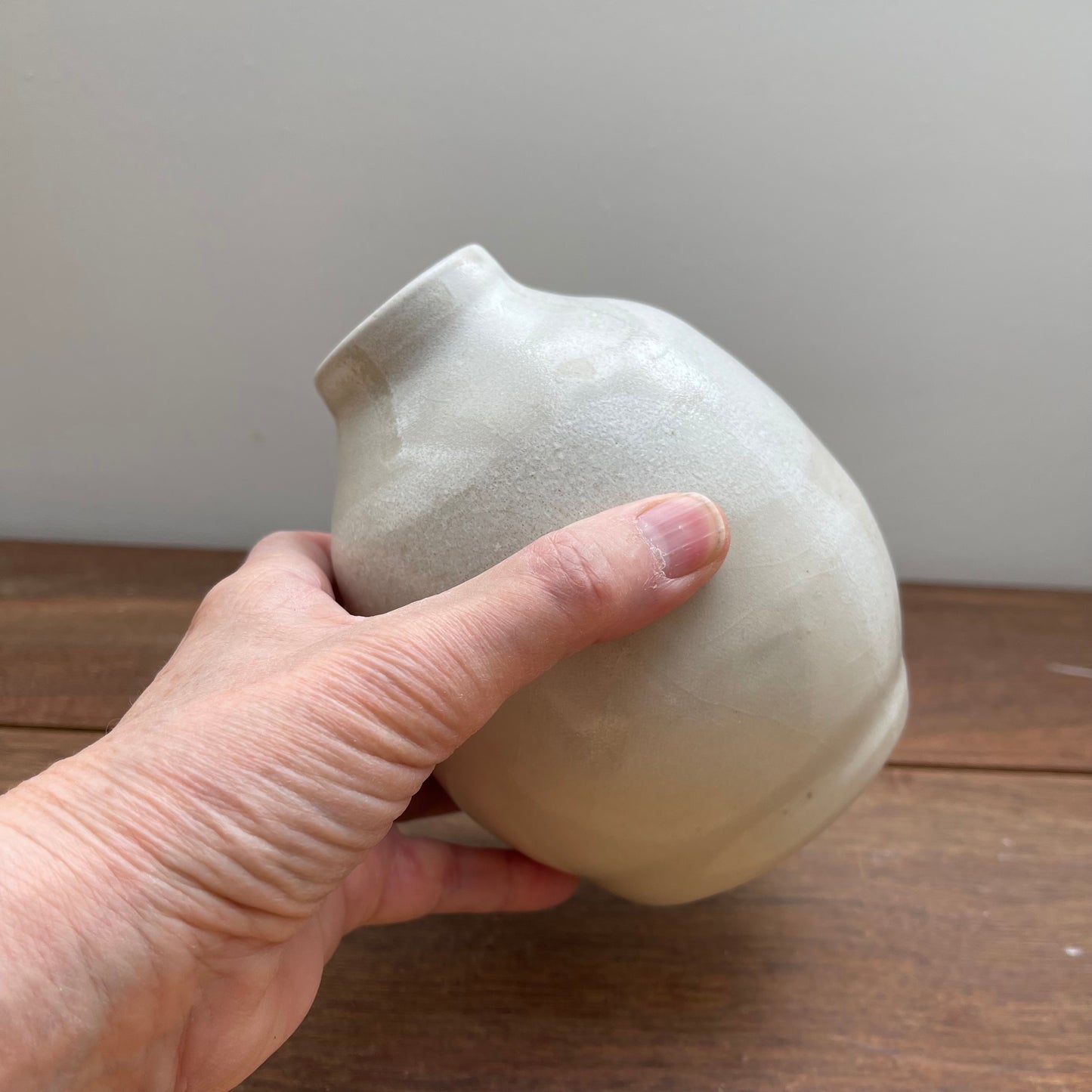 Hånddrejet unika vase.