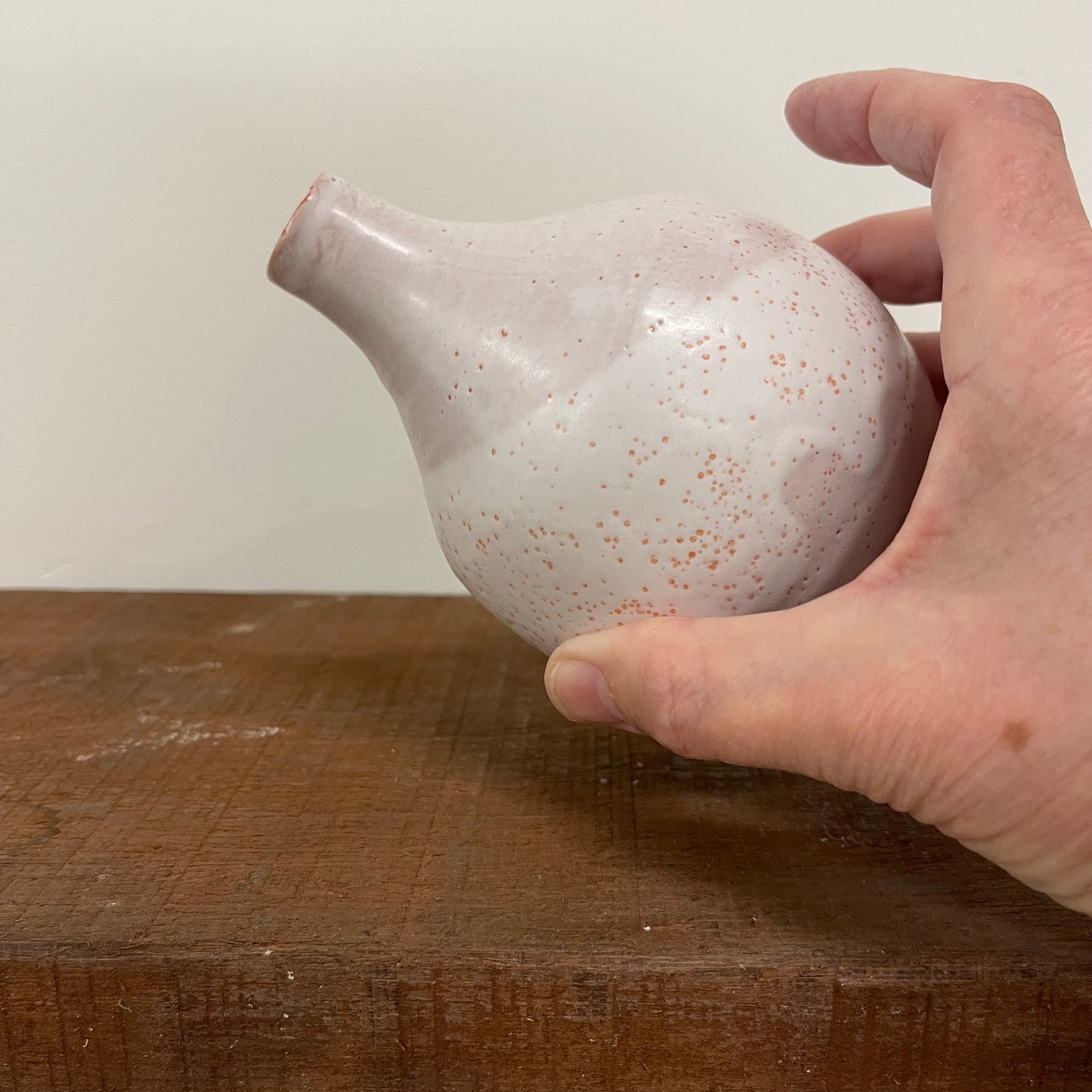 Hånddrejet unika vase.