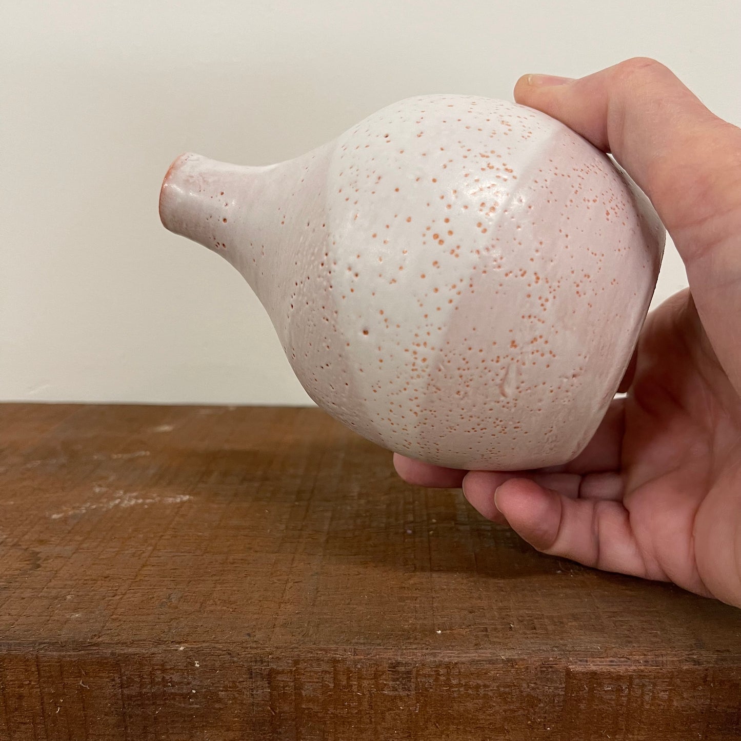 Hånddrejet unika vase.